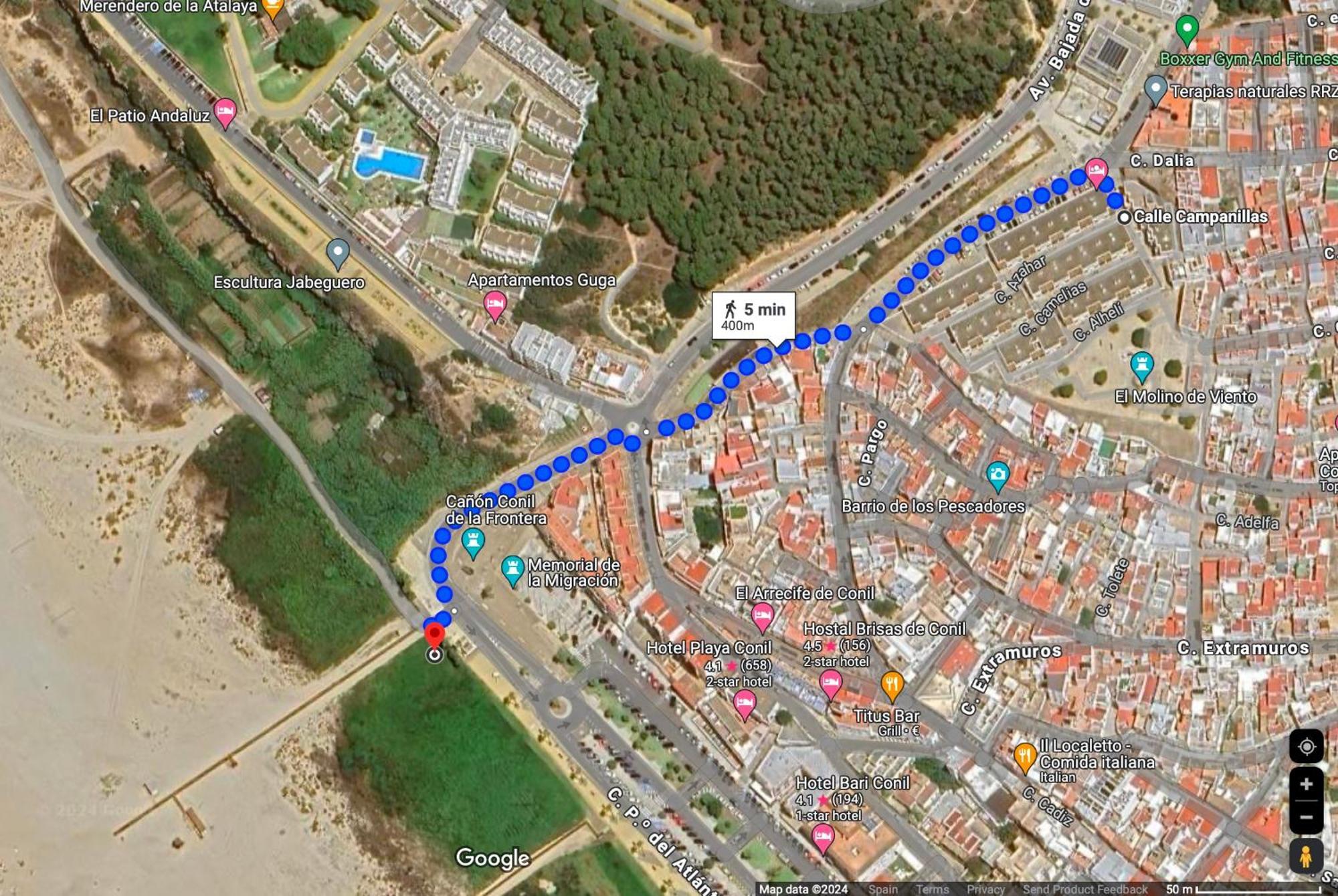 Apartamento Con Vistas Al Mar Conil De La Frontera Bagian luar foto